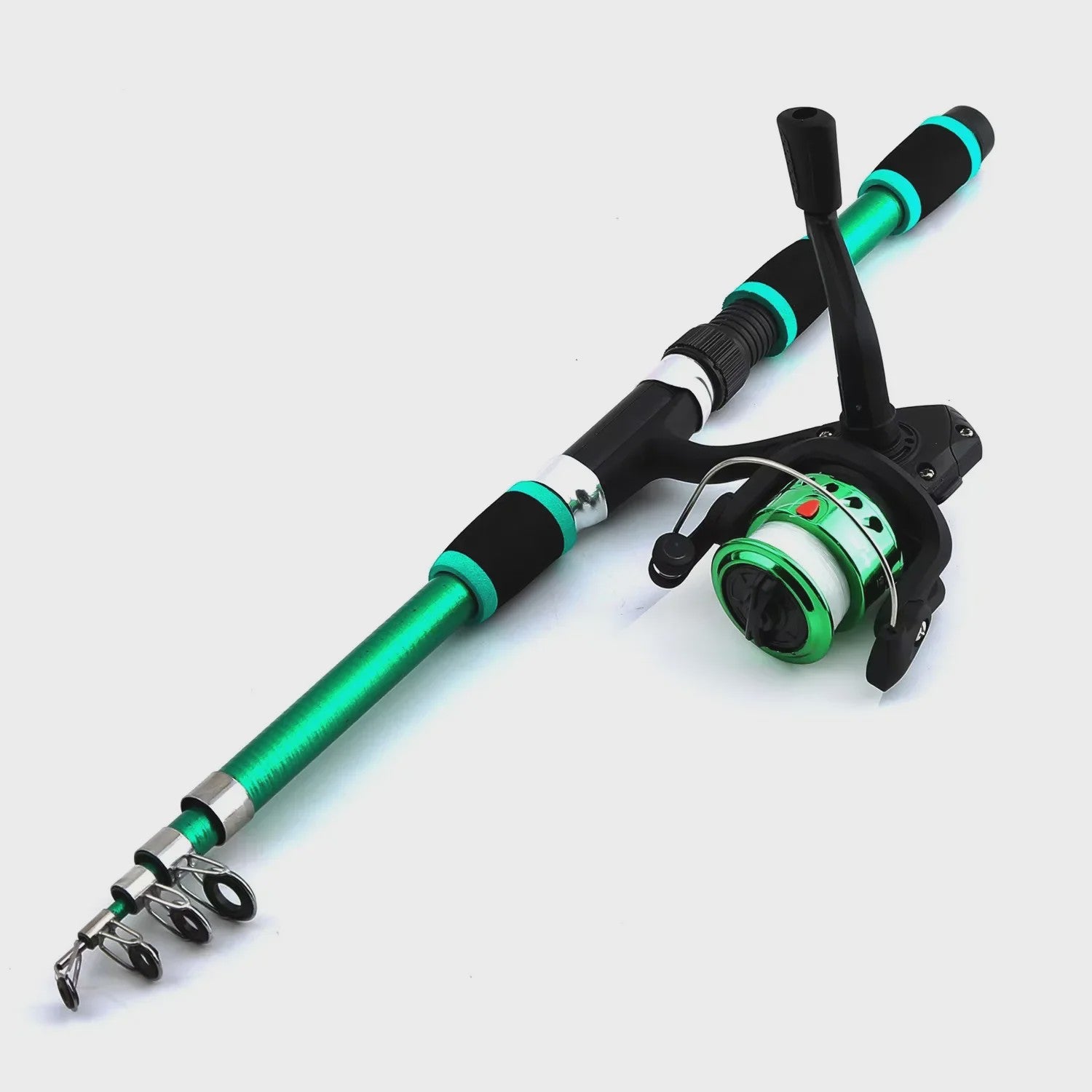 Telescopische Vishengel Set met Molen - Kinderen & Reizen
