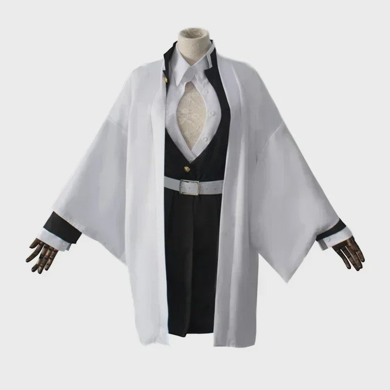 Kanroji Mitsuri Cosplay Kostuum: Kimono, Haori, Jurk & Pruik - Demon Slayer