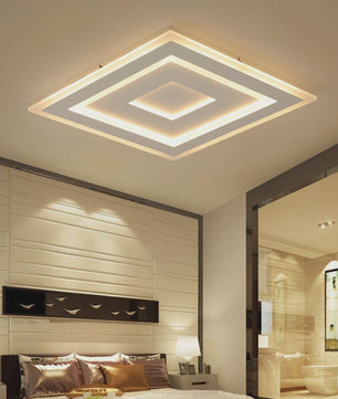 Moderne Ultradunne Acryl LED Plafondlamp - Sfeervolle Verlichting voor Woonkamer & Slaapkamer