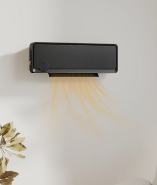 Homcom Elektrische Wandverwarming 2000W met LED Display en Afstandsbediening