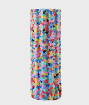 Kleurrijke Yoga Foam Roller 15x5.3cm - Zachte Textuur voor Spierherstel & Pilates