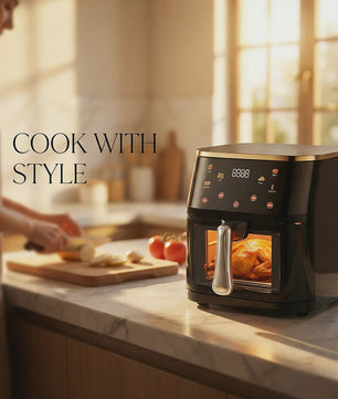 12L Digitale Airfryer XL met Zichtvenster - Gezond Frituren voor het Hele Gezin