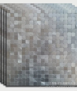 Zelfklevende Aluminium Mozaïektegels - Waterdicht & Oliebestendig - Keuken & Badkamer Backsplash