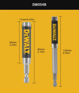 DeWalt DW2054B Magnetische Schroefgeleider & Dopsleutelhouder - 1/4 inch Bit Adapter