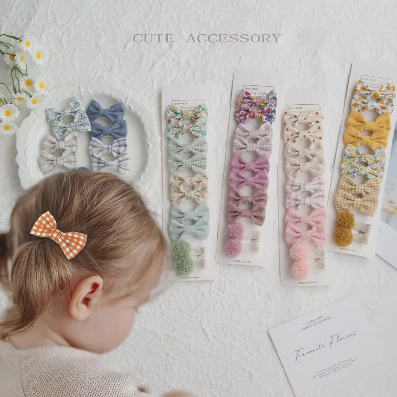 20-delige Set Schattige Kinder Haarclips met Strikjes - Leuke Babymutsjes en Haaraccessoires