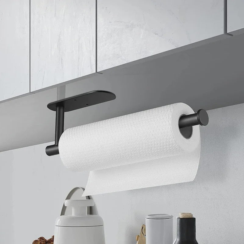 Zelfklevende RVS Toiletrolhouder & Keukenrolhouder - Wandmontage