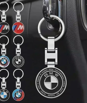 Metalen 3D BMW Autosleutelhanger Ring met Embleem - Auto Accessoires