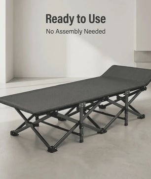 Draagbaar Klapbed: Geen Montage, 150KG Draagkracht, Ergonomisch Comfort, Ruimtebesparend Gastenbed voor Thuis, Kantoor & Camping