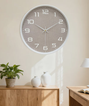 Stil Wandklok met Grote Cijfers - Klassiek & Elegant Design voor Woonkamer of Kantoor