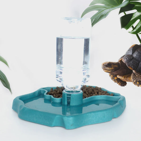 Automatische Reptielen Voerbak en Waterschaal - Afneembaar & Makkelijk Schoon te Maken