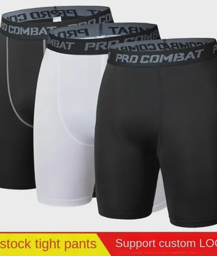 Heren Compressie Sportlegging Shorts - Sneldrogend & Stretch voor Fitness, Hardlopen, Basketbal Training