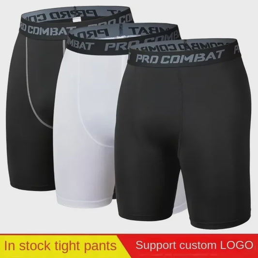 Heren Compressie Sportlegging Shorts - Sneldrogend & Stretch voor Fitness, Hardlopen, Basketbal Training