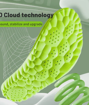 4D Super Zachte Sportzooltjes - Schokabsorberend & Arch Support