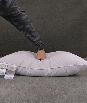 Luxe 100% Witte Ganzendons Kussen - Hotelkwaliteit & Orthopedisch Comfort