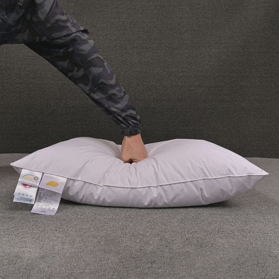 Luxe 100% Witte Ganzendons Kussen - Hotelkwaliteit & Orthopedisch Comfort