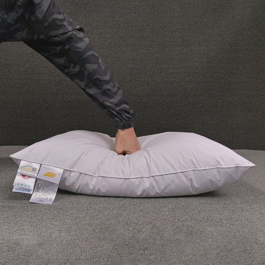 Luxe 100% Witte Ganzendons Kussen - Hotelkwaliteit & Orthopedisch Comfort
