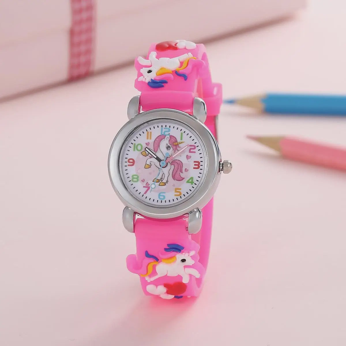 Unicorn Kinderhorloge - Kleurrijk Quartz Horloge voor Kinderen en Studenten