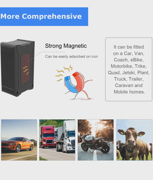 GPS Tracker Auto Anti-diefstal Real-time Locator met Geofence & Vibratie Alarm
