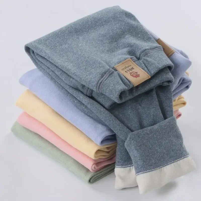 Warme Kinder Thermo Broek - Fleece & Velvet Legging voor Jongens en Meisjes