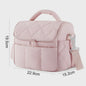 Stijlvolle Nylon Lunchtas - Draagbare Geïsoleerde Lunchbox voor Dames | Houd uw Maaltijd Vers