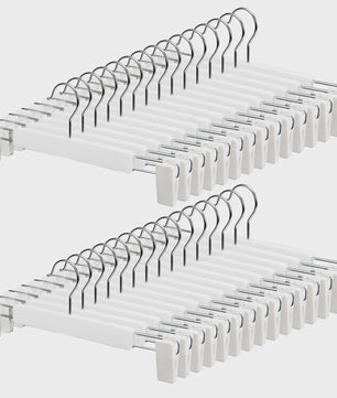 Set van 10 Verstelbare Anti-slip Kledinghangers met Clips voor Broeken, Rokken en Jeans