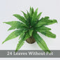 Grote Kunstvaren Plant (46-58cm) - Zijde Bladeren voor Wanddecoratie, Huis & Tuin
