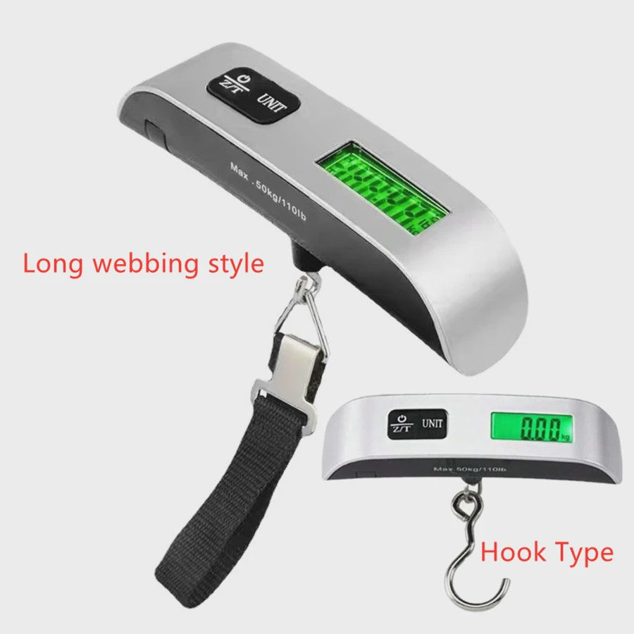 Digitale Bagage Weegschaal - Draagbaar, 50kg Max, LCD Display