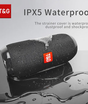Draagbare Bluetooth Speaker T&G TG117 - Waterdicht, TWS Stereo Geluid & FM Radio