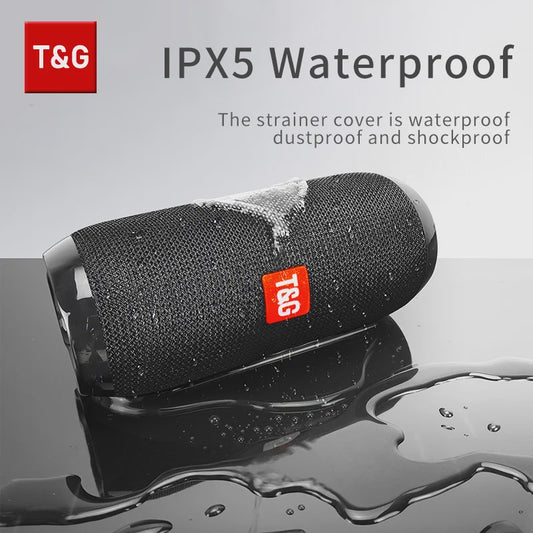 Draagbare Bluetooth Speaker T&G TG117 - Waterdicht, TWS Stereo Geluid & FM Radio