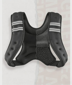 Verstelbaar Fitness Vest met Gewicht (5.4 kg) en Reflecterende Strepen - Ideaal voor Training, Yoga & Joggen