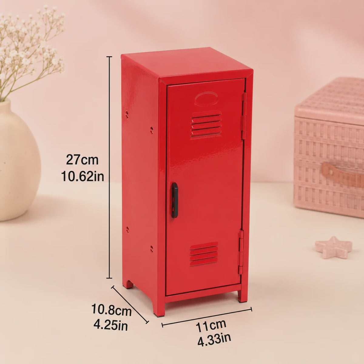 Metalen Kluis Spaarpot met Sleutelslot en Opbergvak - Decoratief en Functioneel