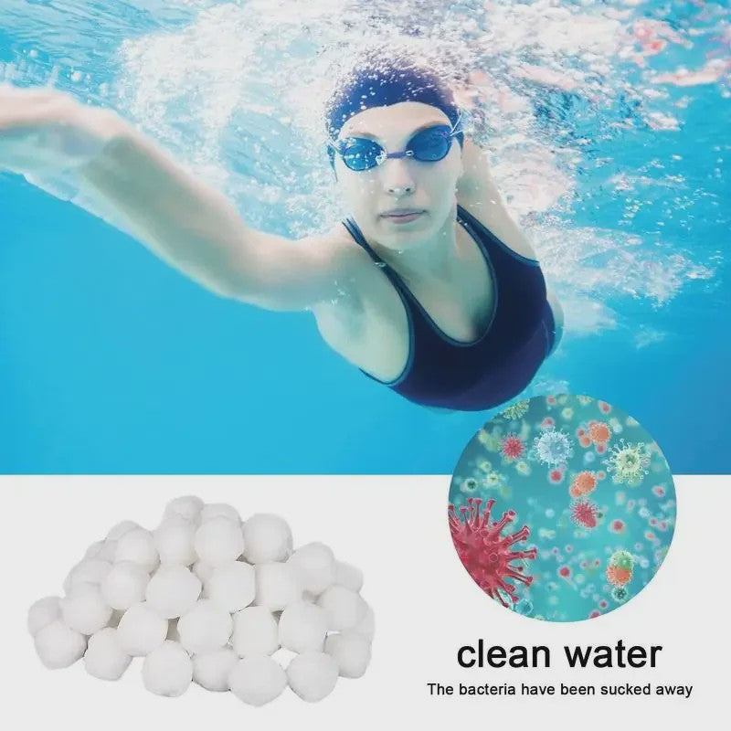 Filterballen 200g-1300g voor Zwembad, Spa & Aquarium - Efficiënte Waterzuivering