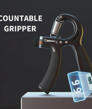 Verstelbare Hand Gripper met Teller - Krachtopbouw & Vinger Training