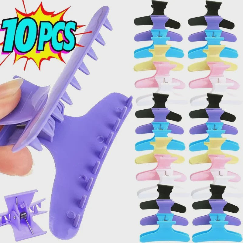 Professionele Haarclips Vlinder Model - Set van 10 Stuks voor Styling en Sectie