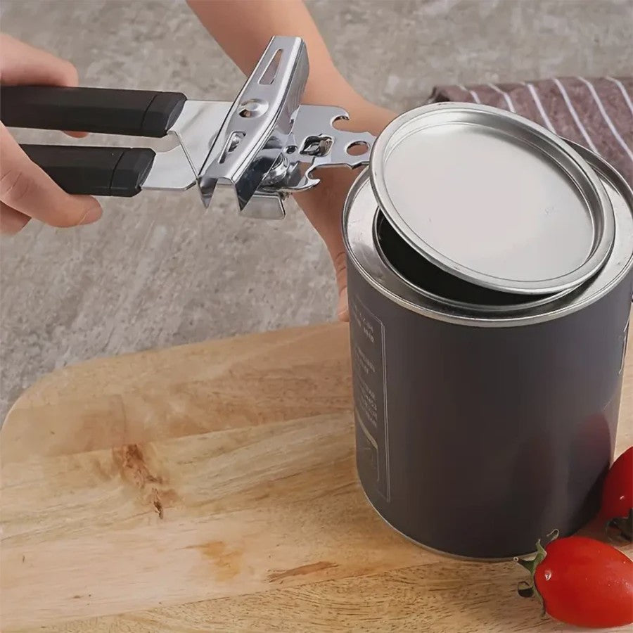 Multifunctionele RVS Blikopener & Flesopener - Keuken Gadget