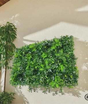 Kunstplant Muurdecoratie Groen - UV-bestendig Privacy Scherm met Bladeren