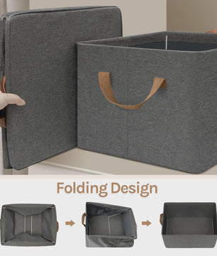 Opvouwbare Stoffen Opbergboxen (3/5/6 Stuks) - Organizer voor Kleding, Speelgoed & Kast