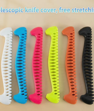 Verstelbare Schaats Blade Covers (S/L/XL) - TPU Bescherming voor IJshockey en Kunstschaatsen