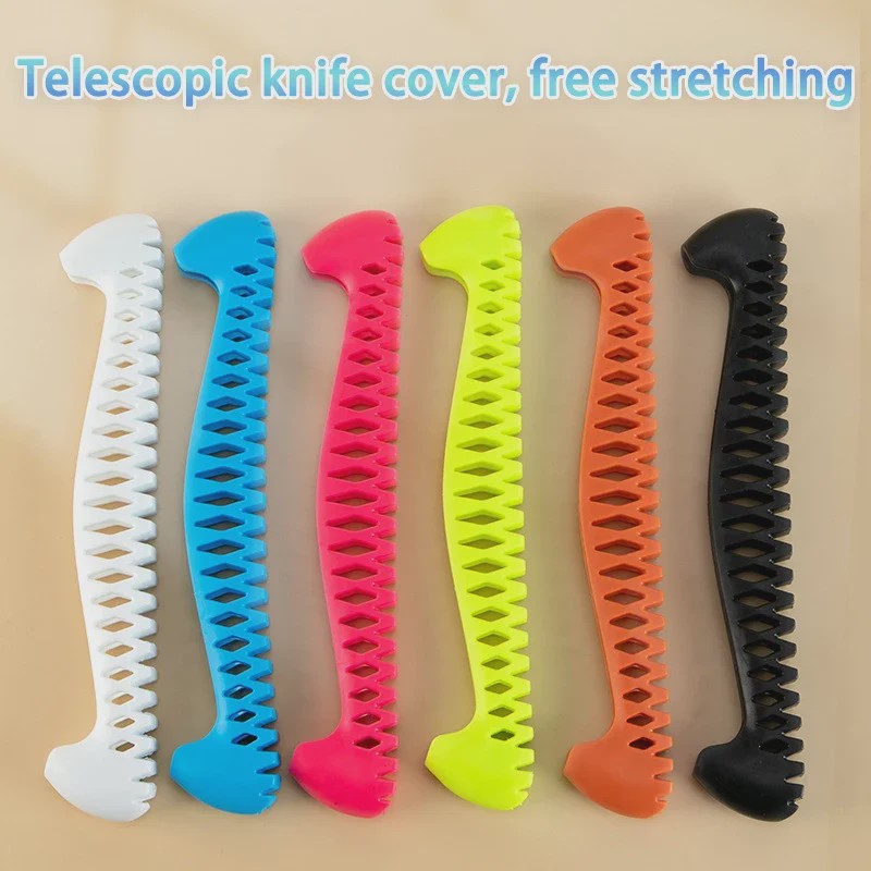 Verstelbare Schaats Blade Covers (S/L/XL) - TPU Bescherming voor IJshockey en Kunstschaatsen