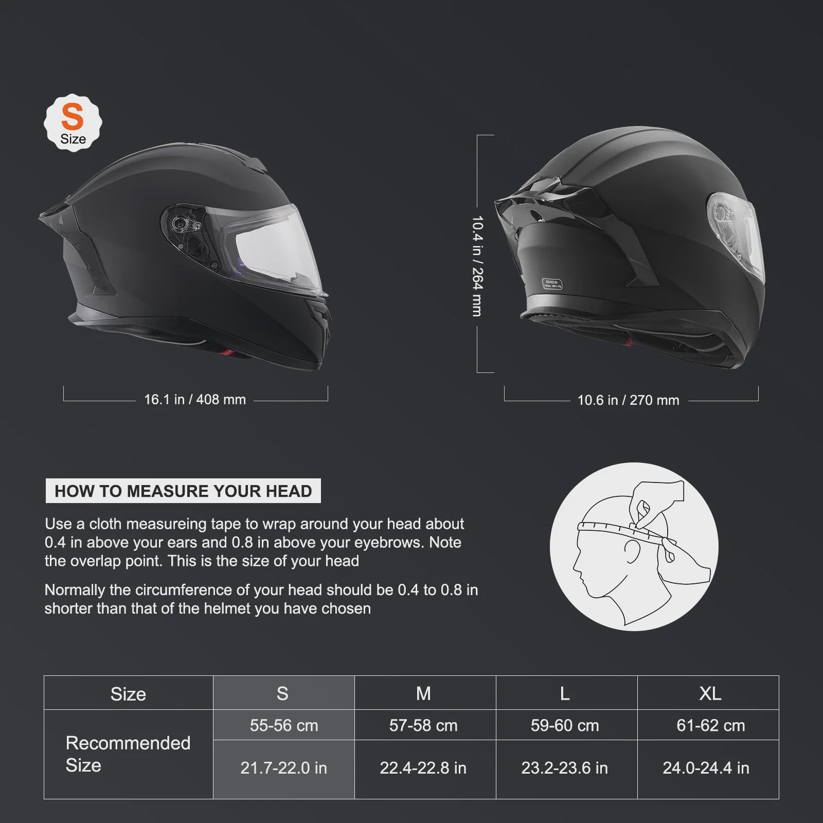 Full Face Motorhelm met Bluetooth Slot & Verwisselbare Lens - Veilig & Comfortabel voor Volwassenen