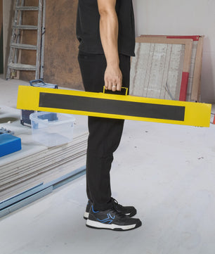 Set van 2 Opvouwbare Telescopische Werkbokken, Verstelbaar in Hoogte (62-90 cm), 100 cm Breed, Antislip Oppervlak