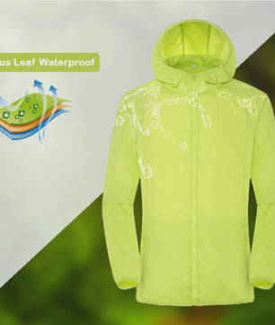 Unisex Waterdichte Outdoor Jas - Lichtgewicht Windjack met UV Bescherming