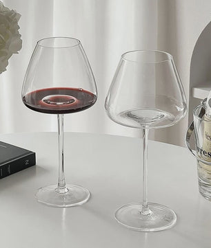 Luxe Grote Wijnglas met Grote Buik - Kristalglas voor Rode Wijn - Europees Design