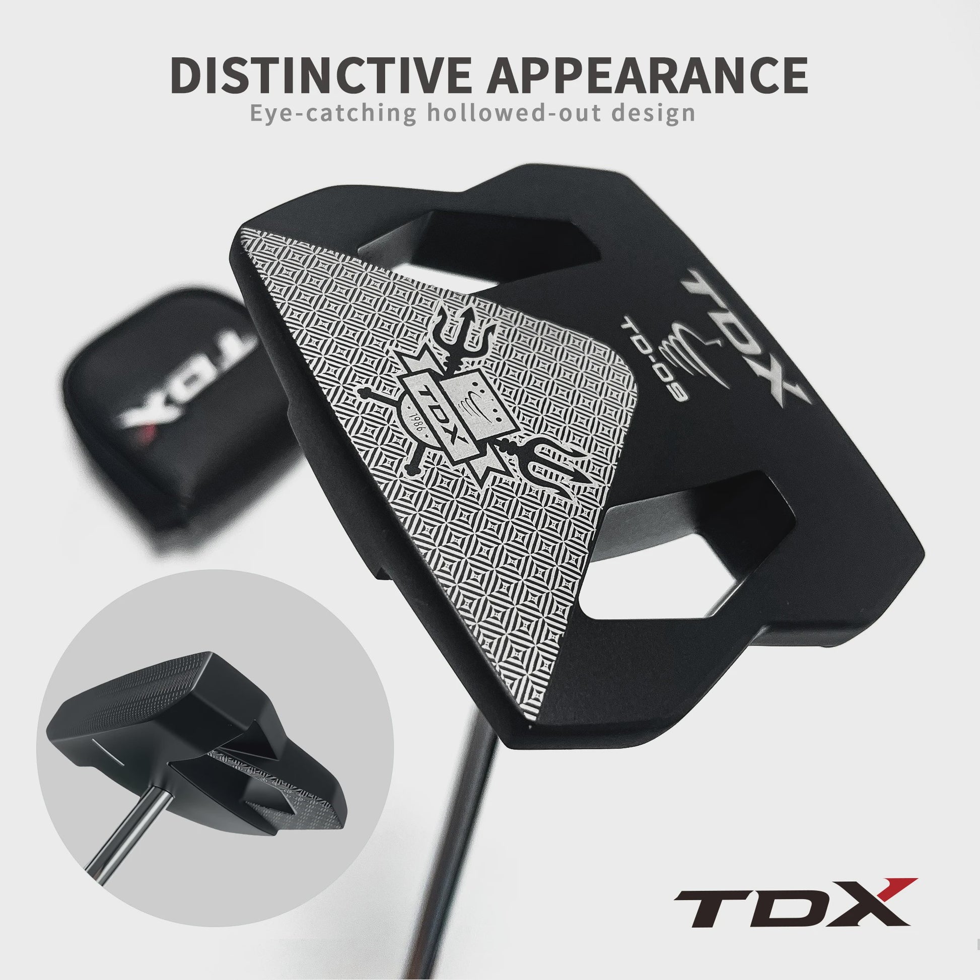 TDX-TB09 Heren Golf Putter: Stabiel, Vergevingsgezind met Automatische Centrering