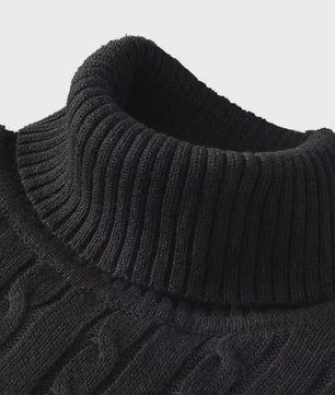 Heren Gebreide Coltrui - Slim Fit Winter Pullover