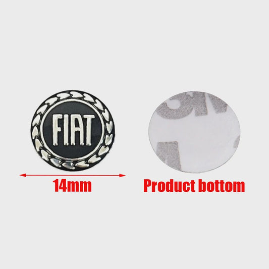 Fiat & Abarth Auto Sleutel Stickers - Emblemen voor Fiat 500, Punto, Panda en meer