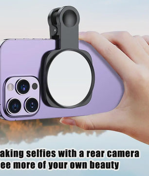 Selfie Spiegel Clip voor Smartphone & iPhone: Perfect voor Vlogs & Foto's