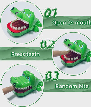 Krokodil Bijt Spel: Grappig Vinger Spel voor Kinderen en Familie - Klassiek Party Spel