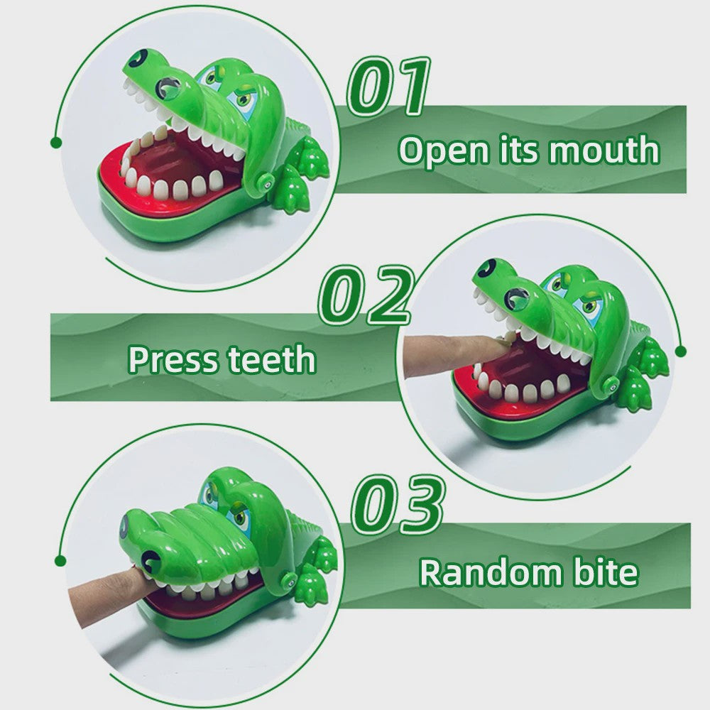 Krokodil Bijt Spel: Grappig Vinger Spel voor Kinderen en Familie - Klassiek Party Spel