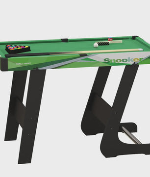 Opvouwbare Pooltafel 104cm Groen - Compleet met Accessoires